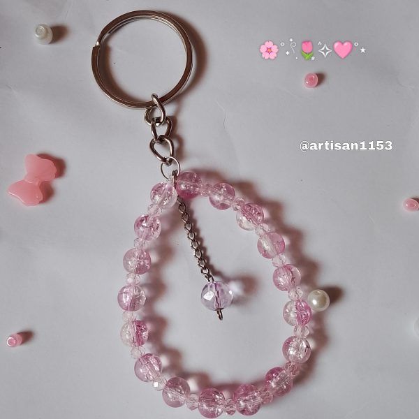Crystal Beaded Keychain