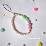 Candy Heart Pearl Charm