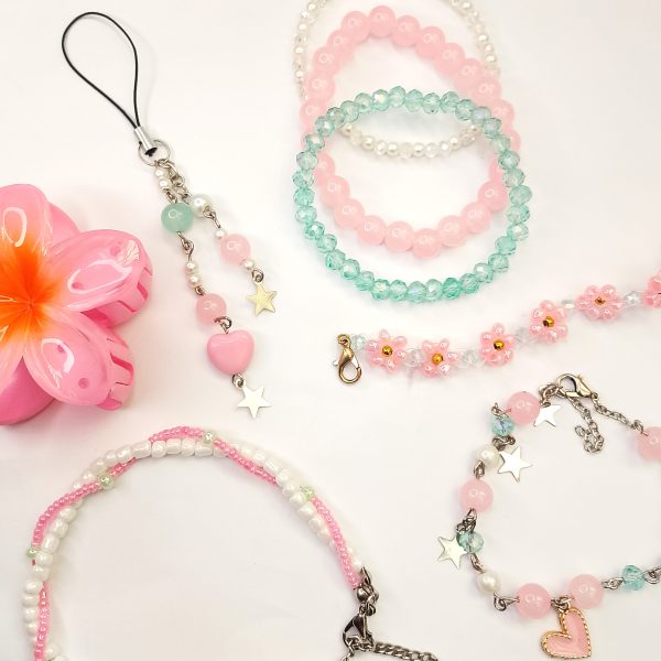Pastel Dream 4-Piece Stackable Bracelet Set