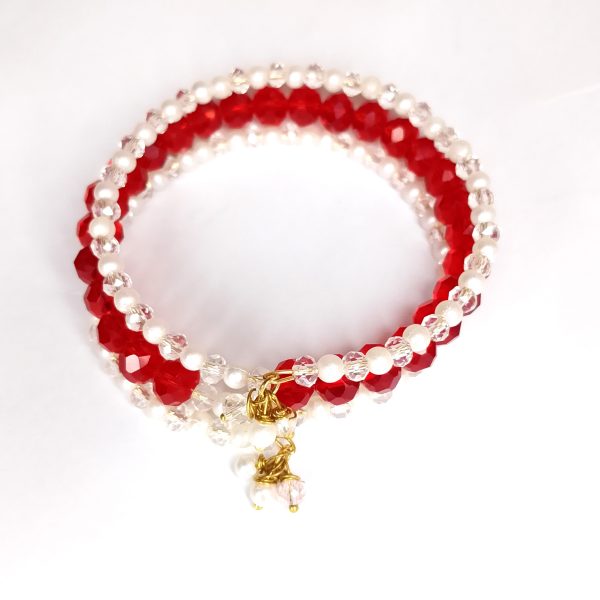 Ruby Pearl Bangle