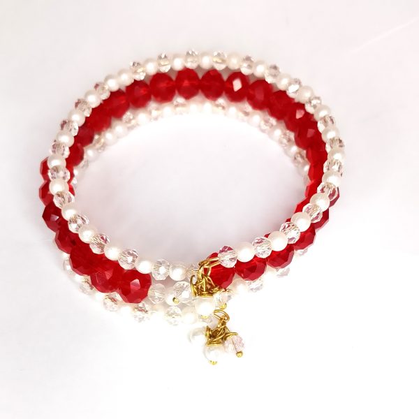Ruby Pearl Bangle