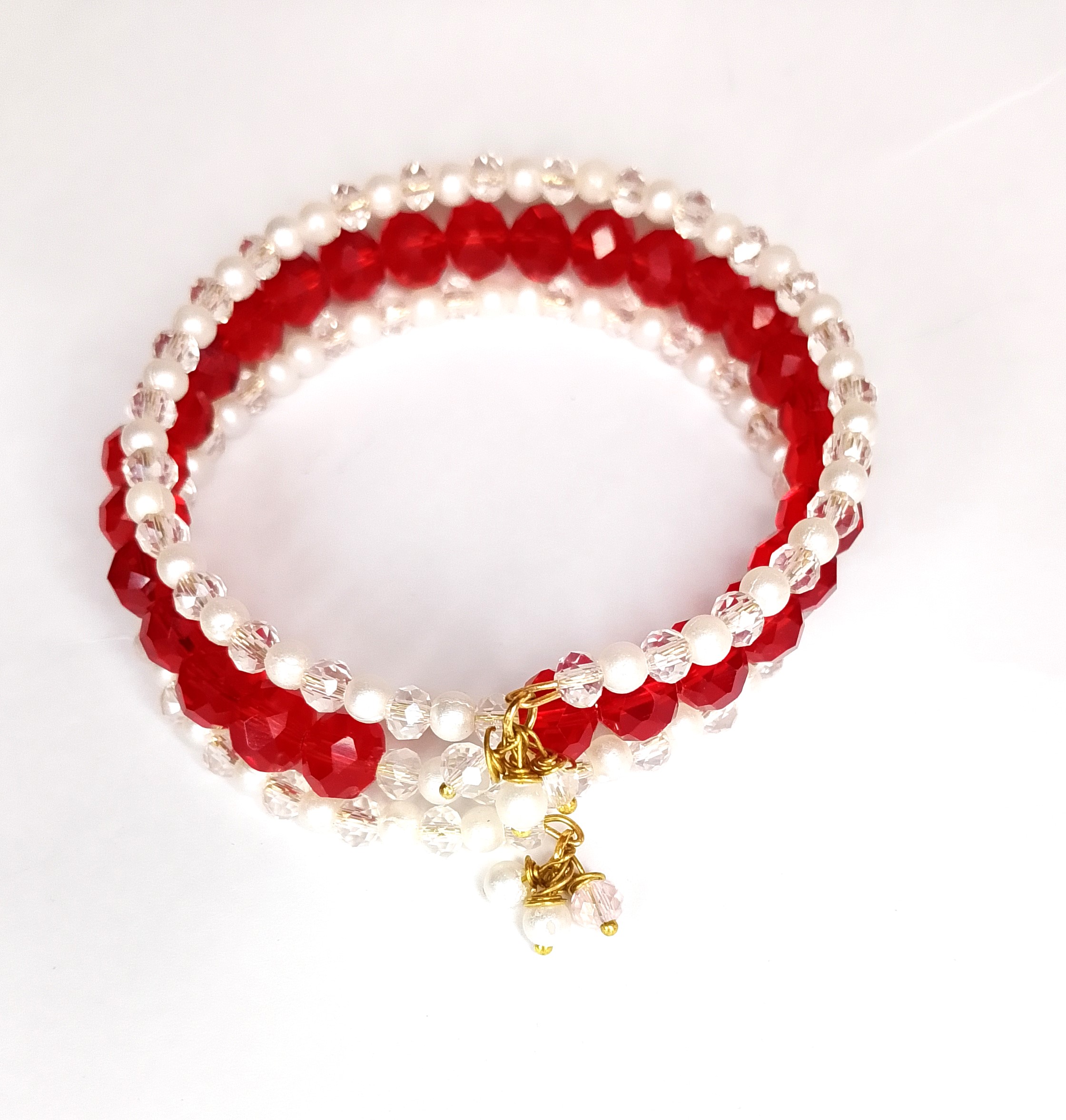 Ruby Pearl Bangle