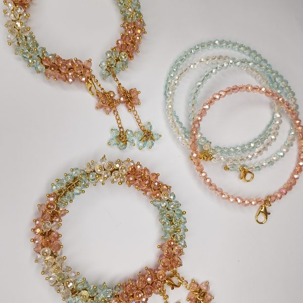 Peach blush x Aqua mist Gajry
