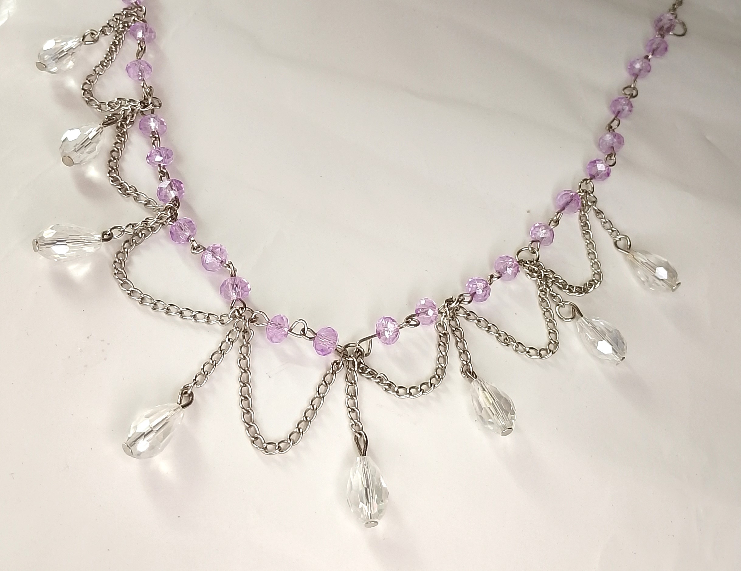 Lilac Crystal Drop