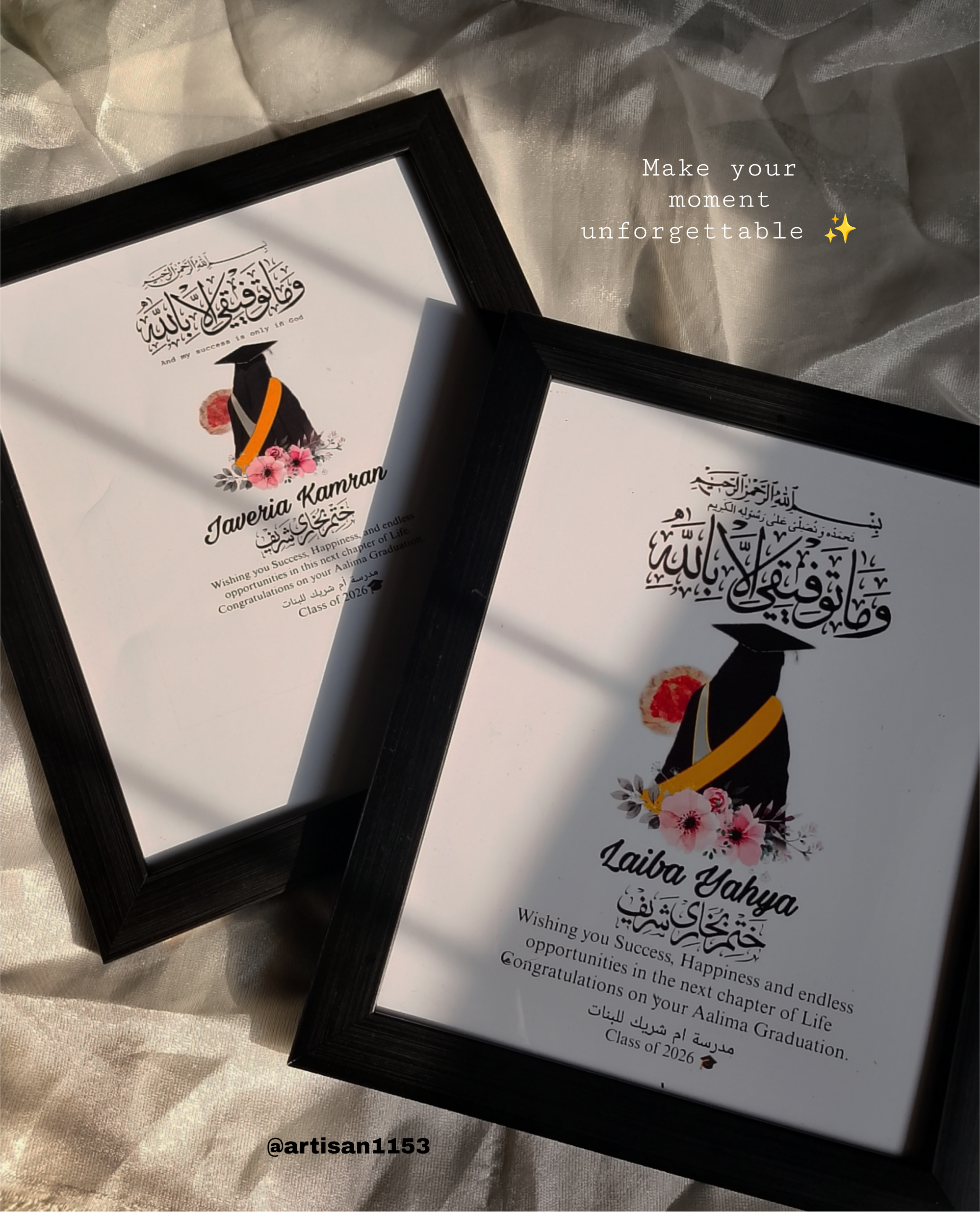 Personalized Graduation Frame