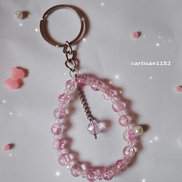 Crystal Beaded Keychain