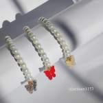 Butterfly Pearl Charm