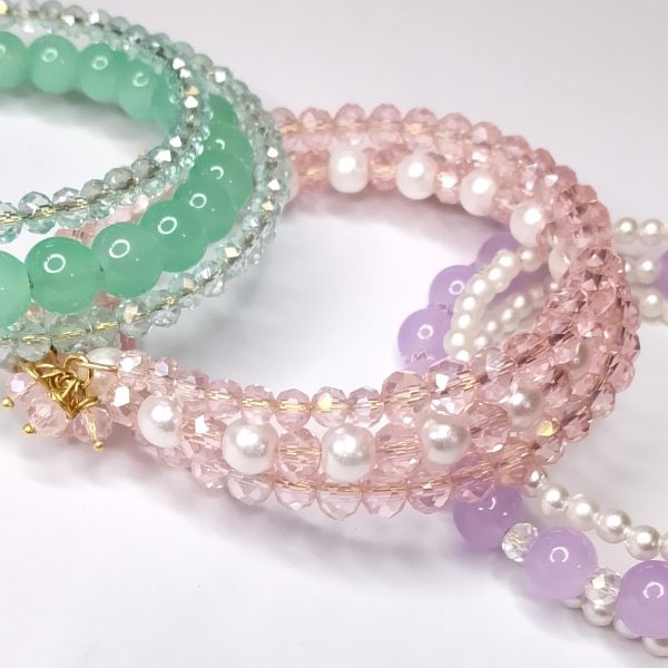Pastel Crystal Bangle