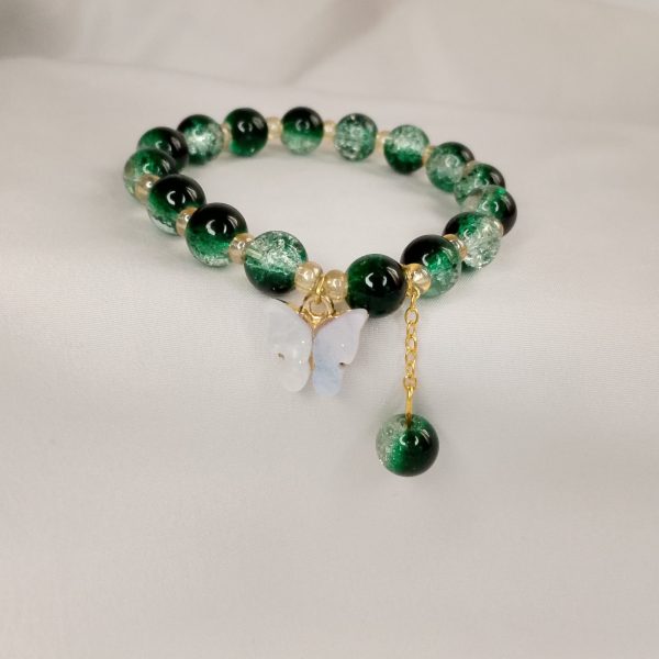 Azadi Emerald Beaded Bracelet